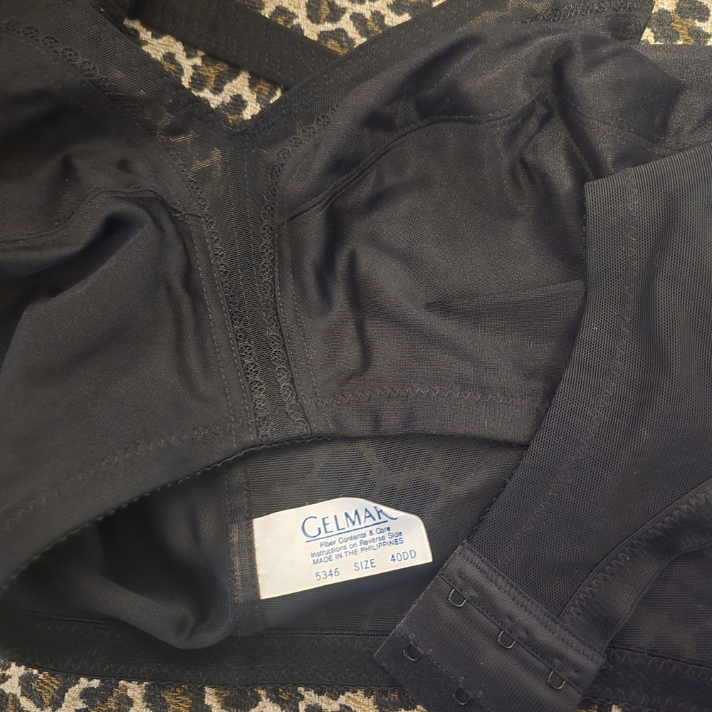 Black Gelmart Bra